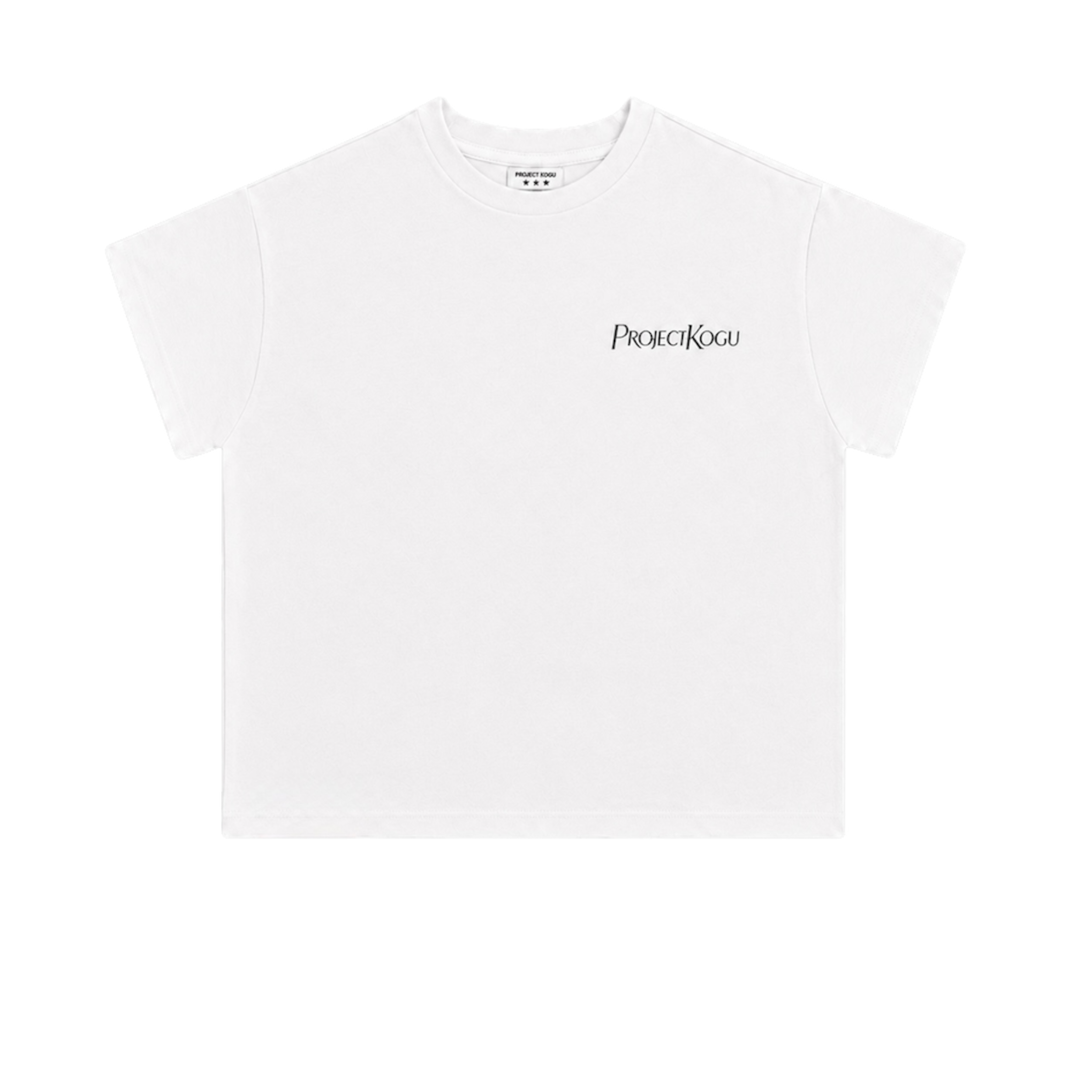 “BASIC WHITE TEE”